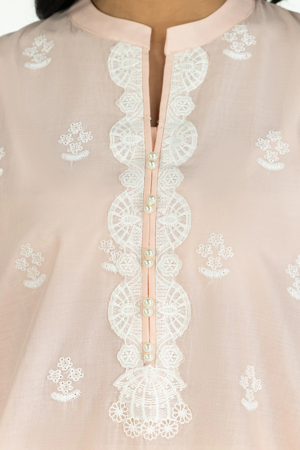 3PC Lawn Schiffli Embroidered Suit - Image 2