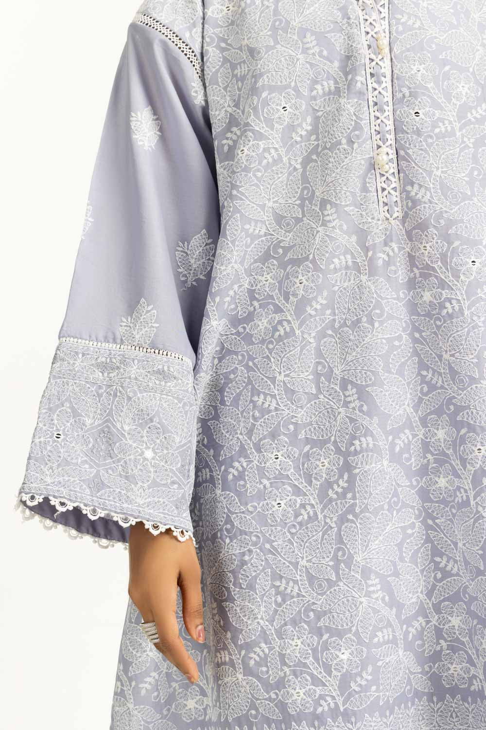 3PC Lawn Sequence Embroidered Suit - Image 6
