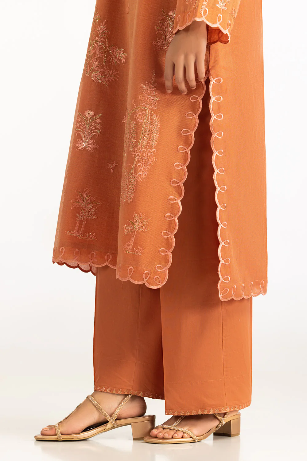 3PC Masoori Embroidered Suit - Image 7