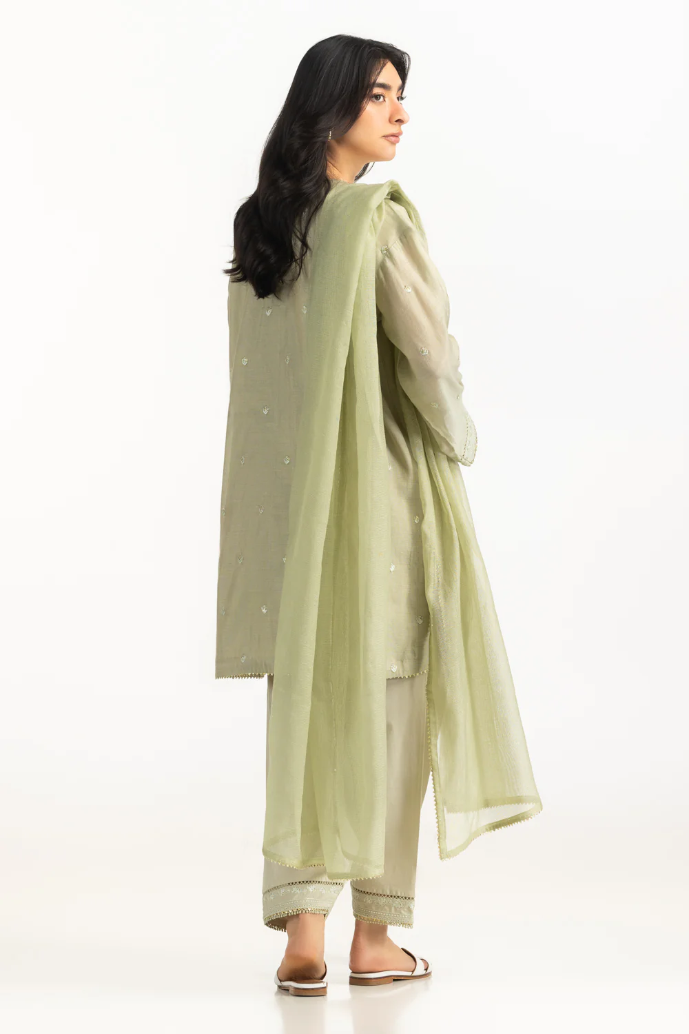 3PC Masoori Embroidered Suit - Image 6
