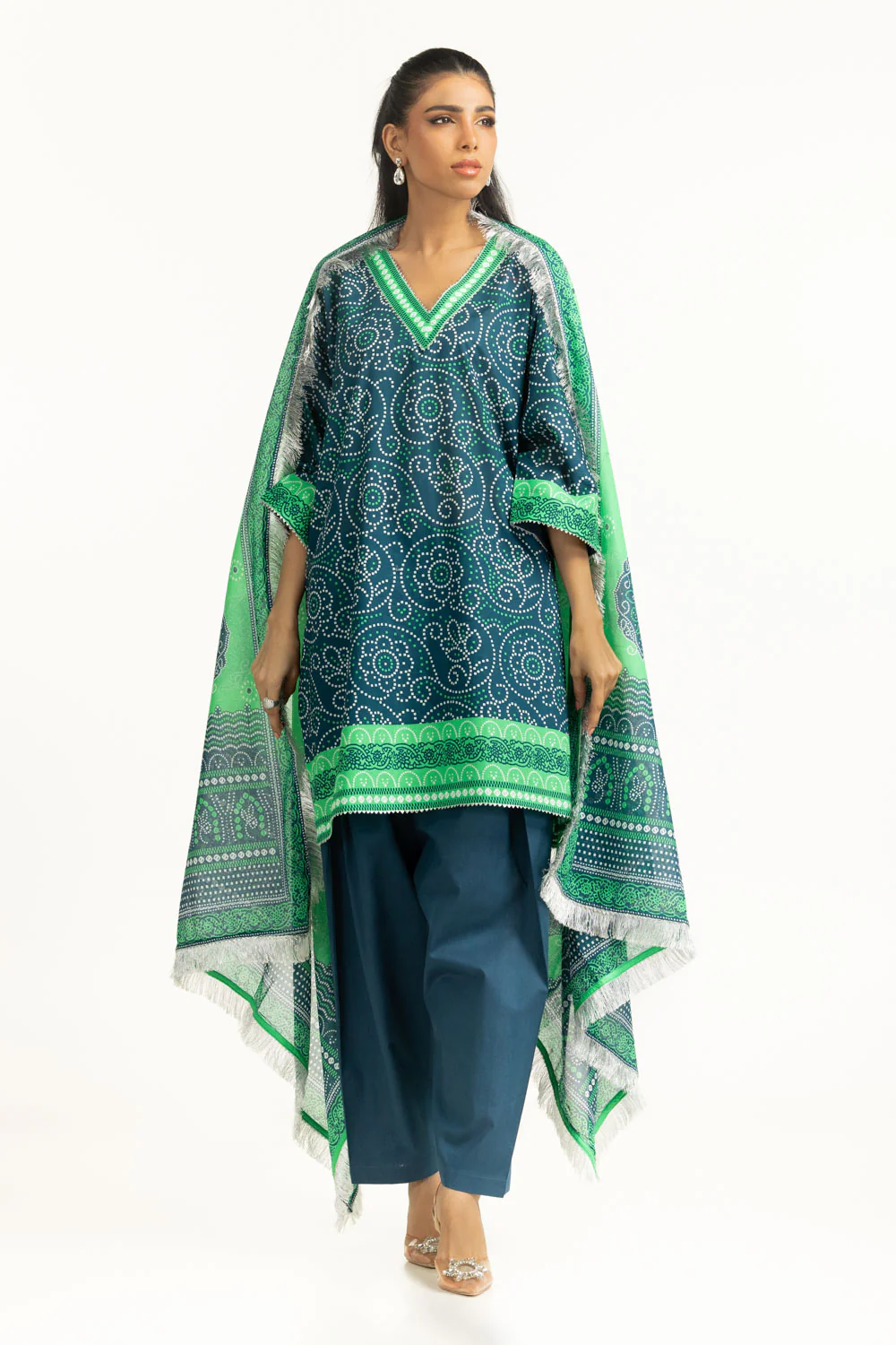 3PC Printed Lawn Suit