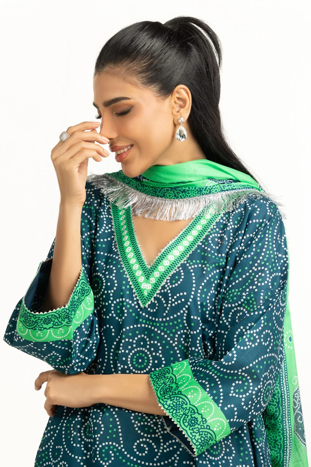 3PC Printed Lawn Suit - Image 5