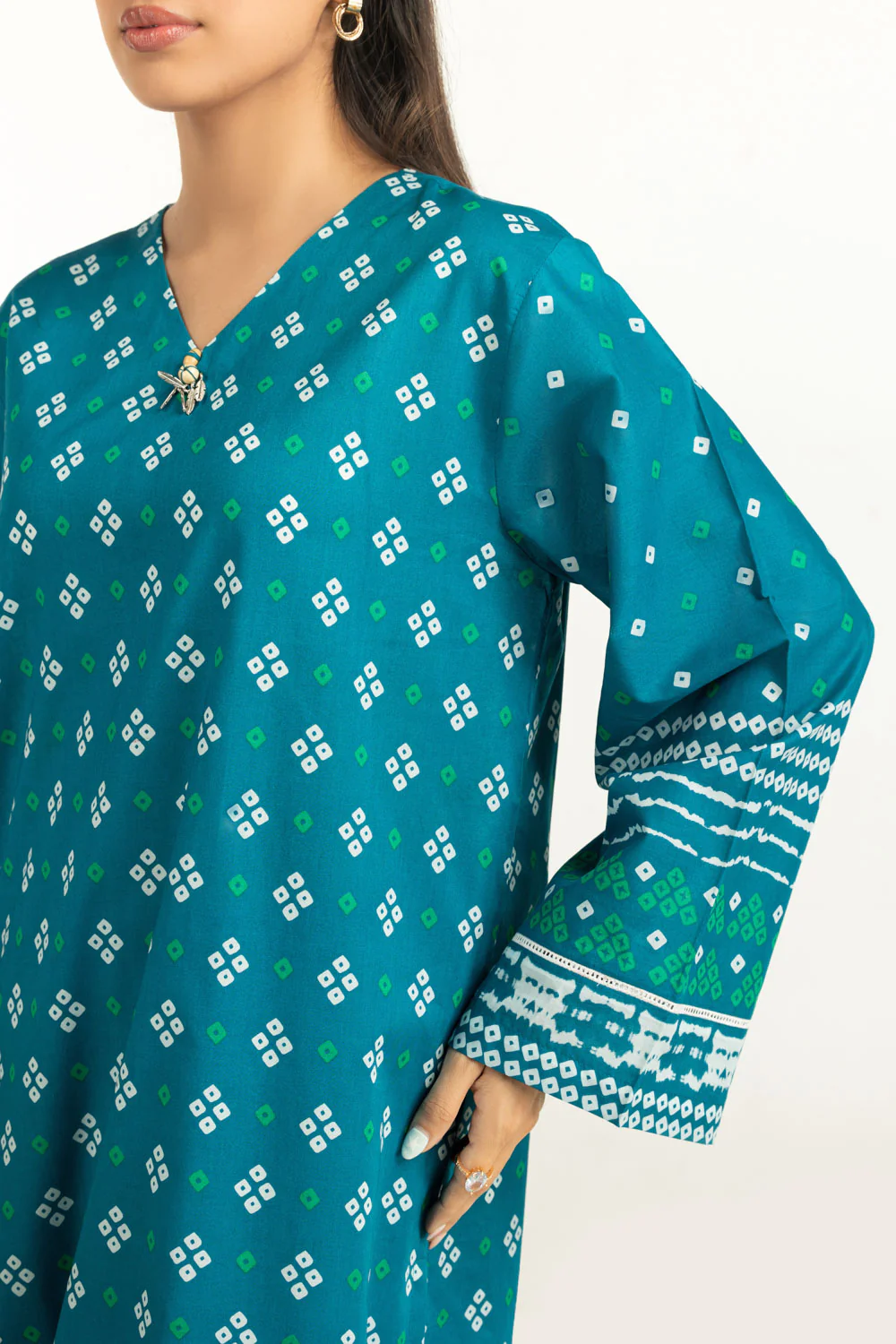 3PC Printed Lawn Suit - Image 2