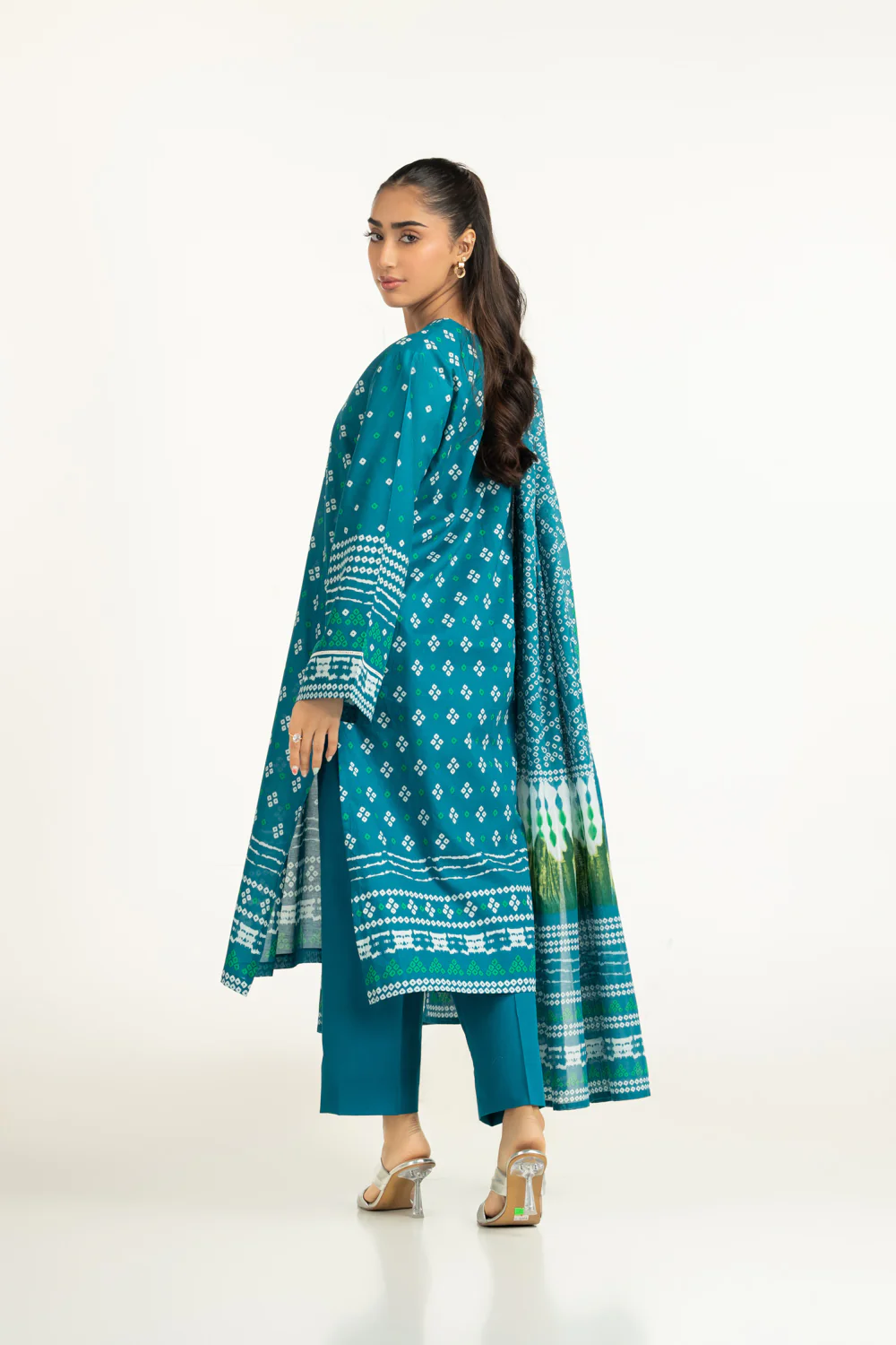 3PC Printed Lawn Suit - Image 6