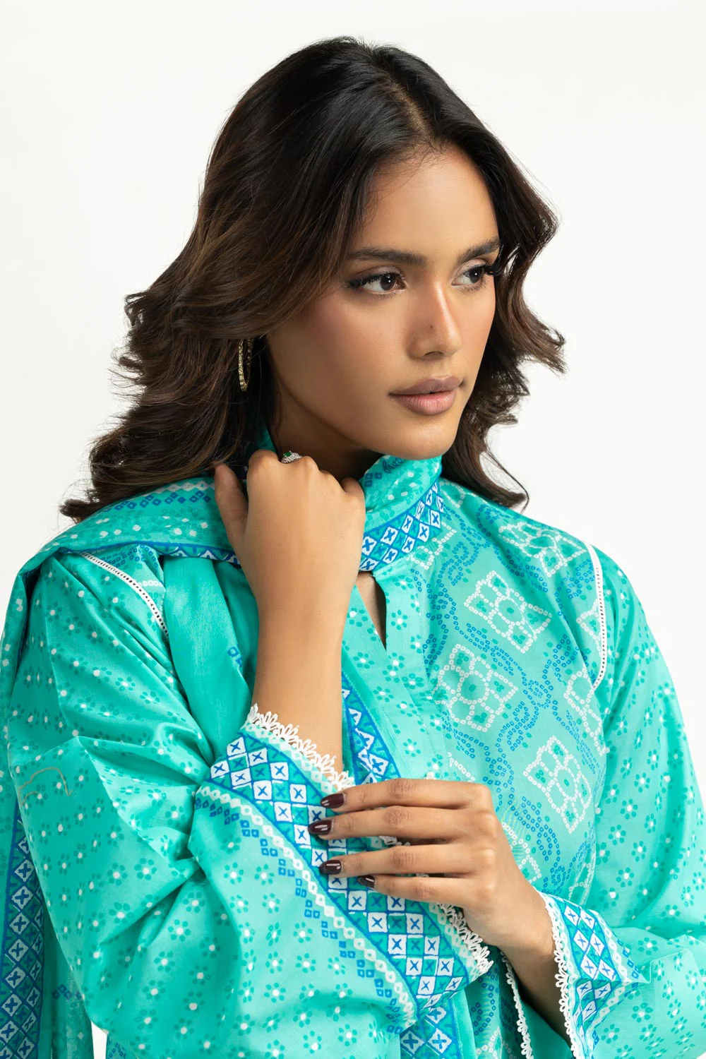 3PC Printed Lawn Suit - Image 5