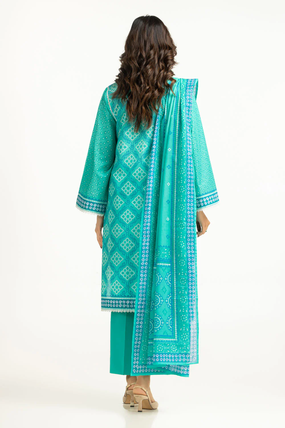 3PC Printed Lawn Suit - Image 6
