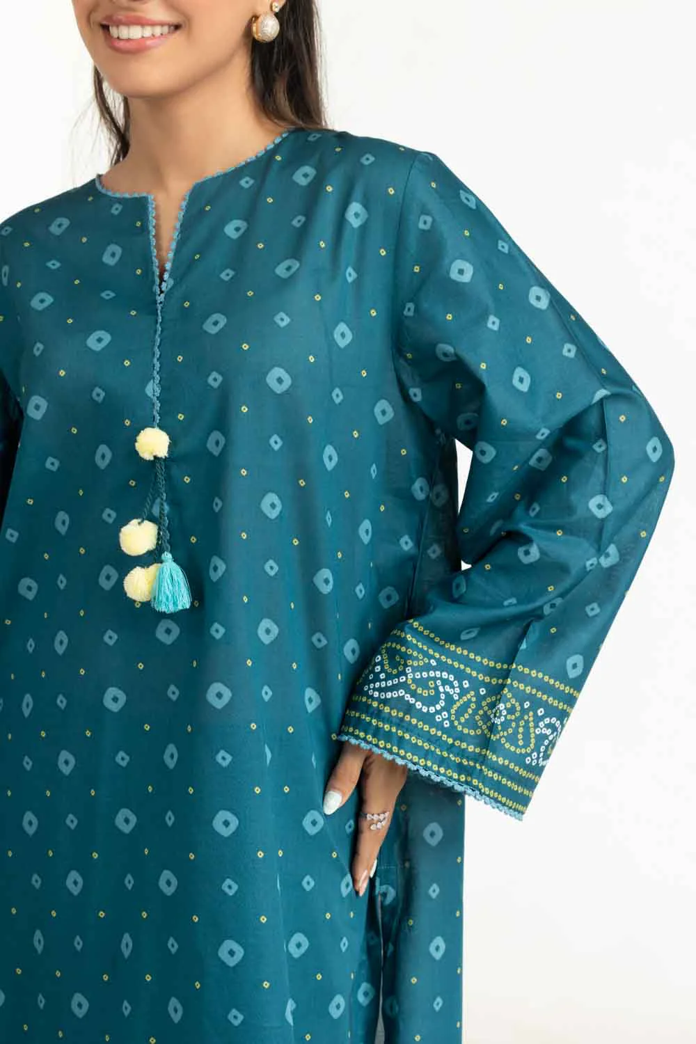 3PC Printed Lawn Suit - Image 2