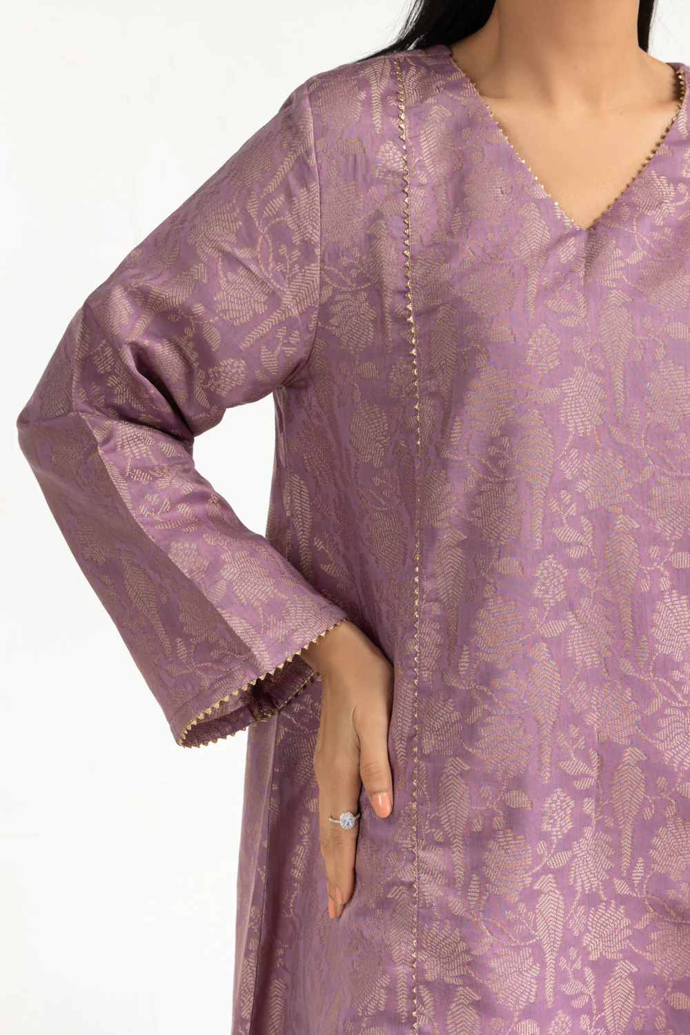 3PC Viscose Jacquard Suit - Image 2