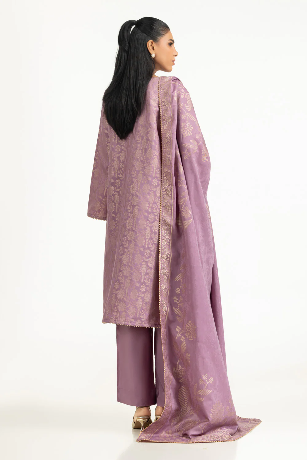 3PC Viscose Jacquard Suit - Image 4