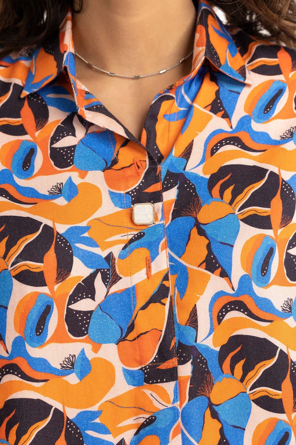 Abstract Print Top - Image 3