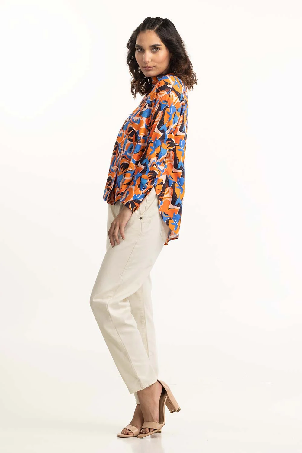 Abstract Print Top - Image 4