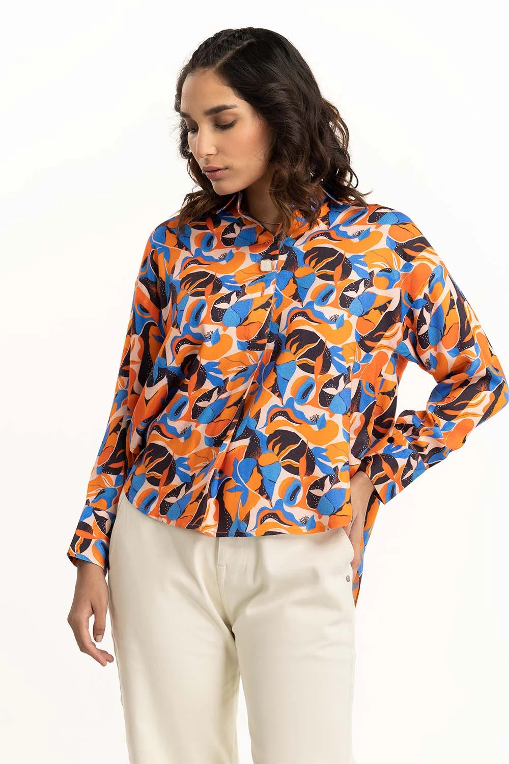 Abstract Print Top - Image 5