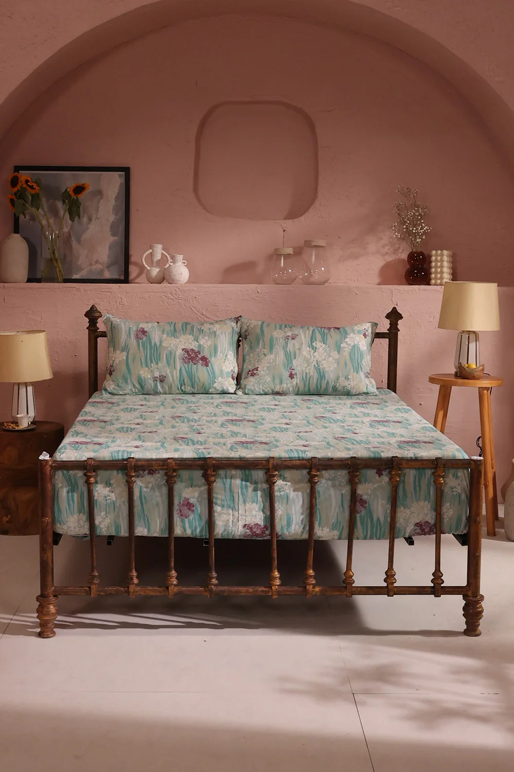 Aqua Impasto T-150 Bed Sheet Set - Image 5