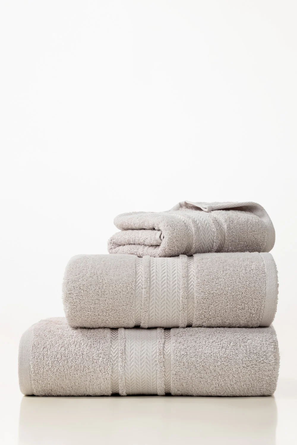 Ash Lilac Combed Towel Viscose - Image 2