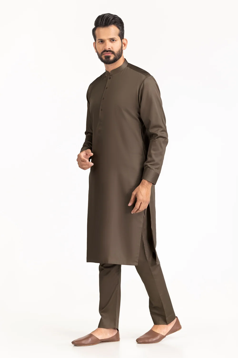 Aurangzeb Latha Unstitched Fabric Cotton-LF - Image 6