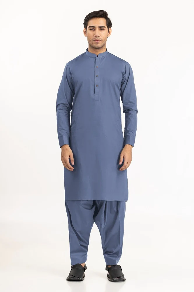 Aurangzeb Latha Unstitched Fabric Cotton-LF - Image 8