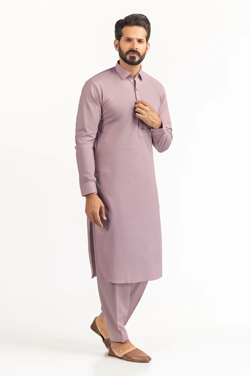 Aurengzaib Latha Unstitched Fabric Cotton-LF - Image 3