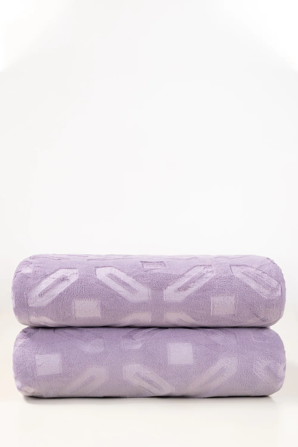 AW25 Lavender Double Ply Fleece Throw - Image 3