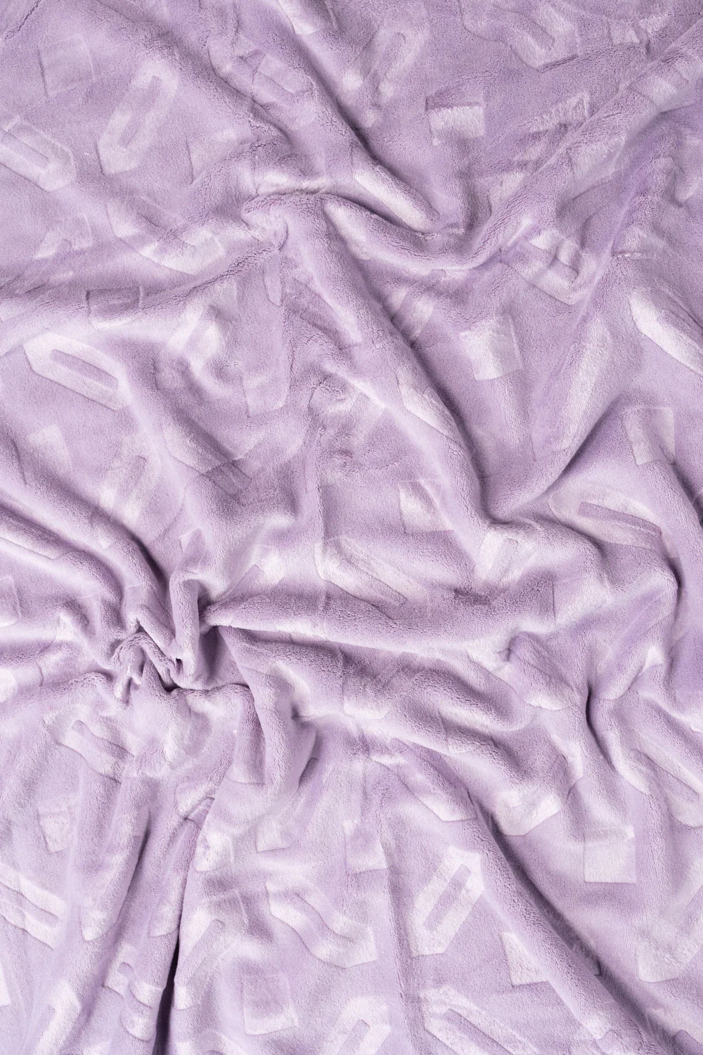 AW25 Lavender Double Ply Fleece Throw - Image 4