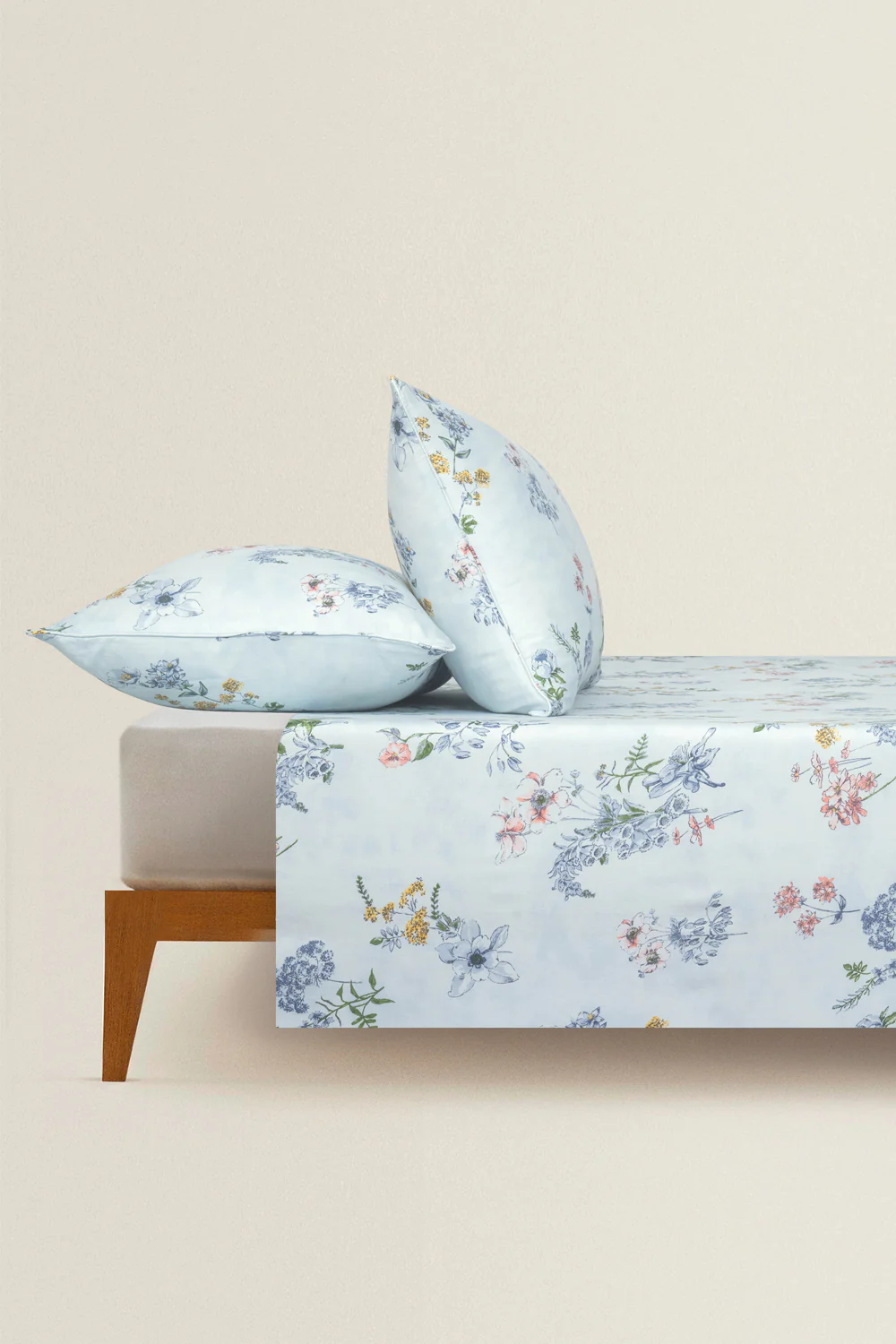 Azure bud T-300 Bed Sheet Set - Image 3