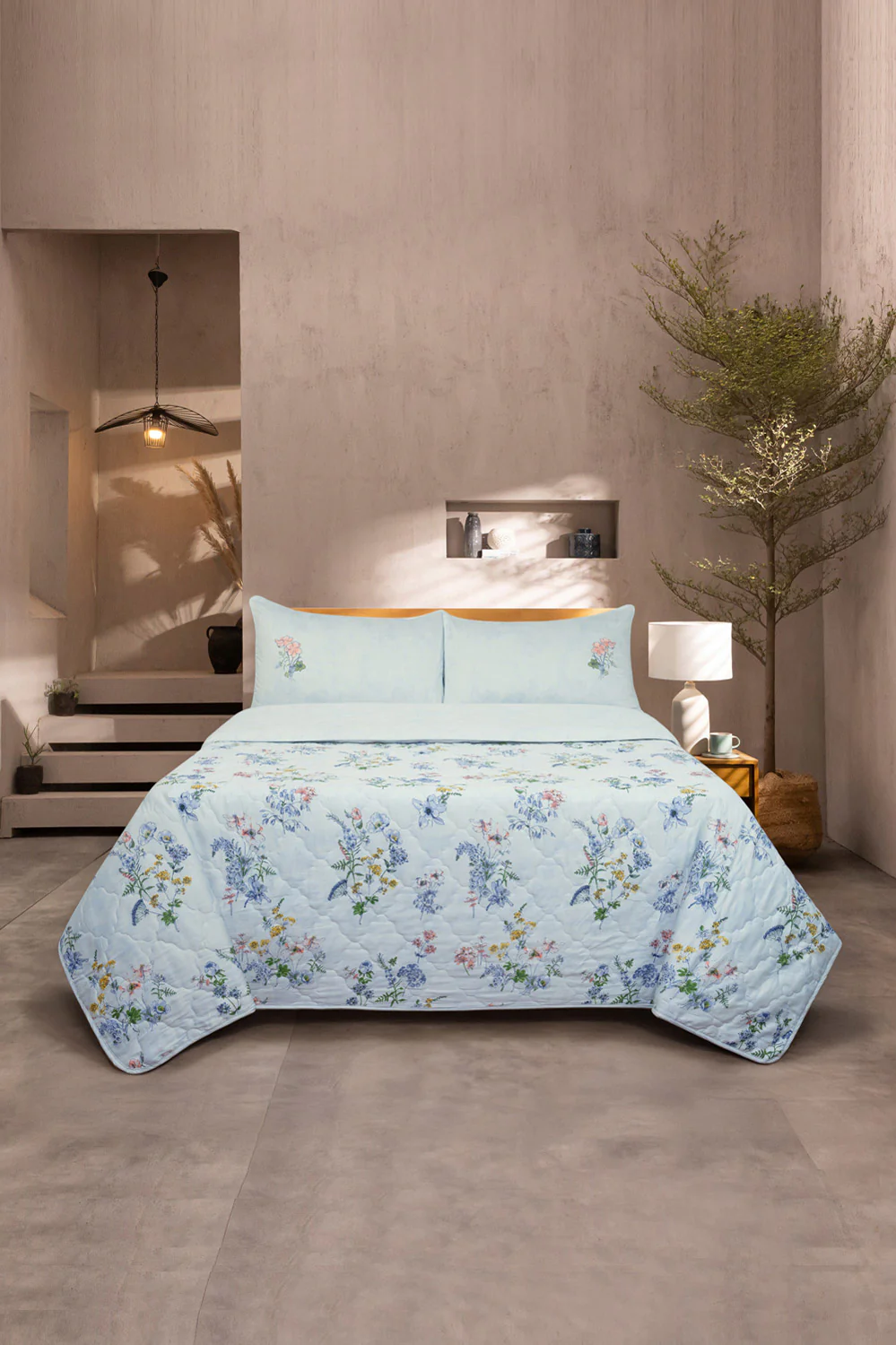 Azure bud T-300 Bed Throw - Image 4