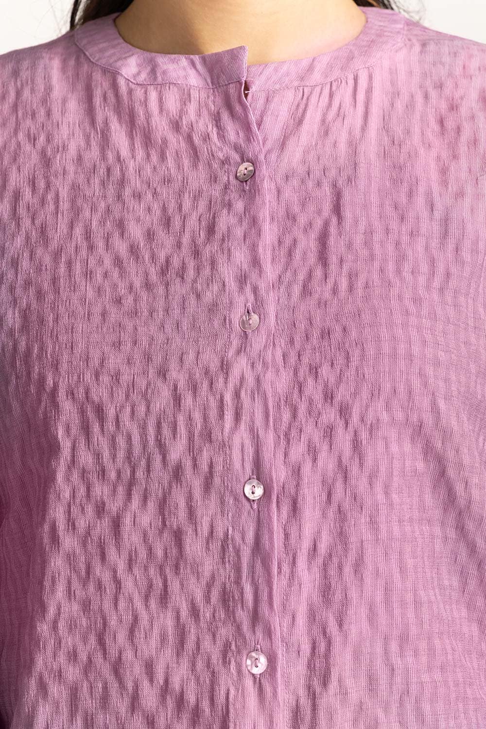 Band Collar Shirt - Image 3