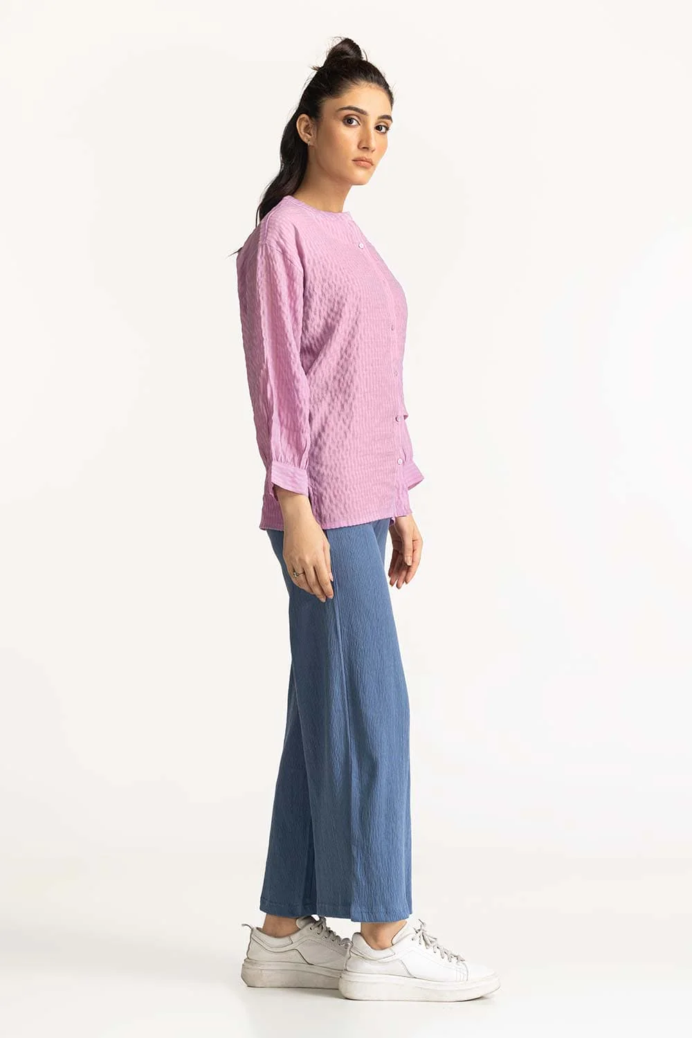 Band Collar Shirt - Image 6