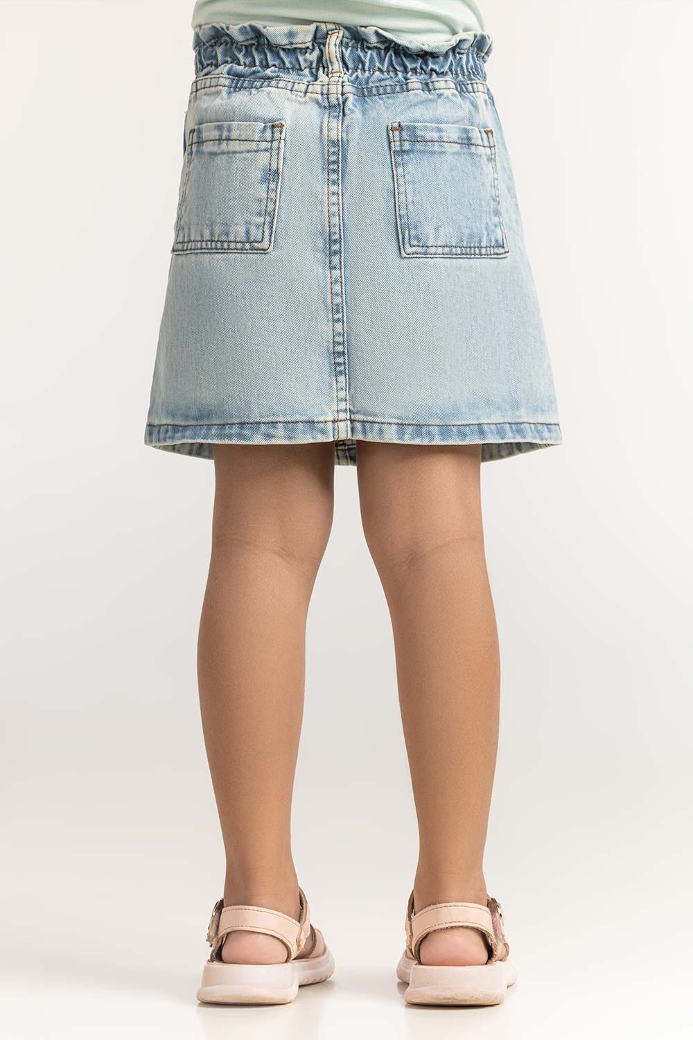 Basic Denim Skirt - Image 3