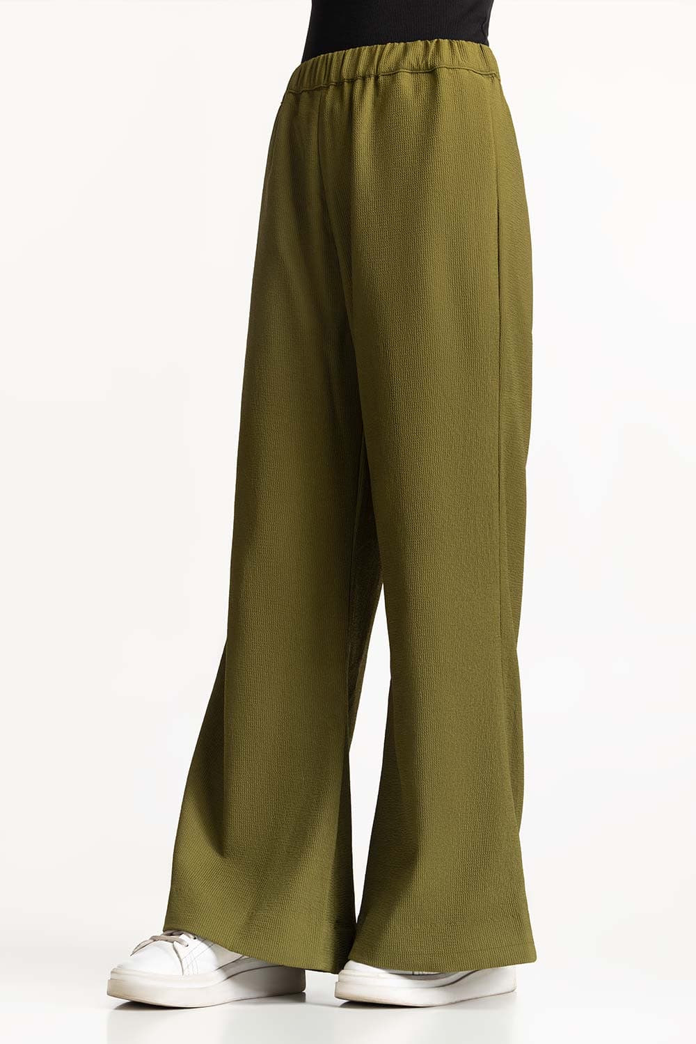 Basic Flared Trousers - Image 3
