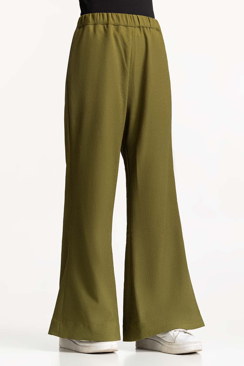 Basic Flared Trousers - Image 4