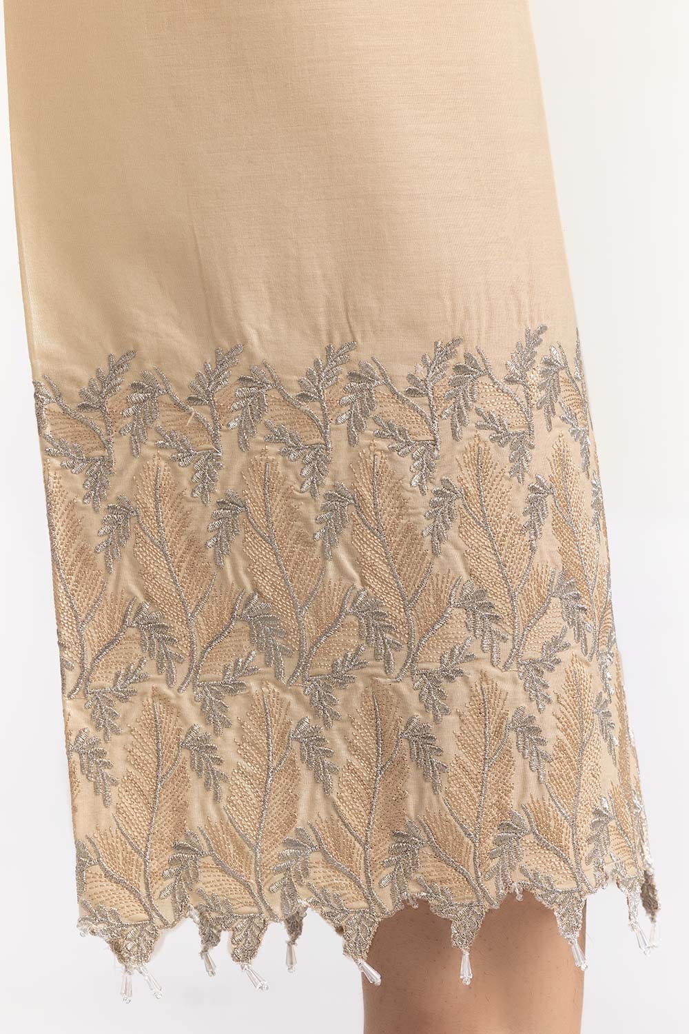 Beige Cambric Festive Trousers - Image 3