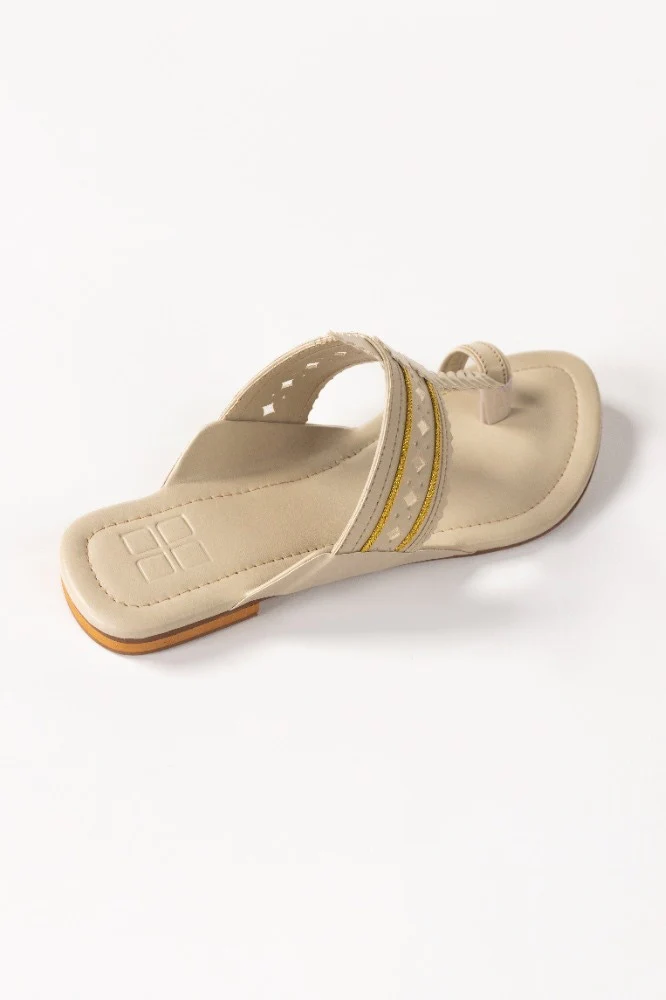 Beige Kolhapuri - Image 4