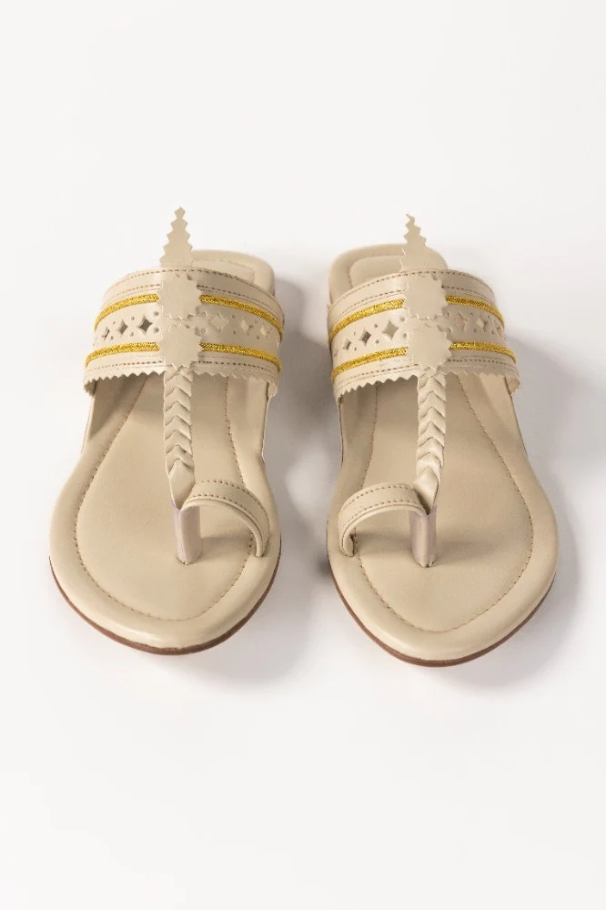 Beige Kolhapuri - Image 5