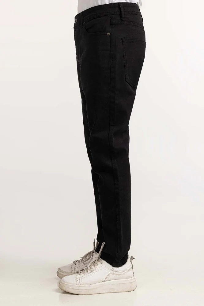 Black Basic Jeans - Image 3