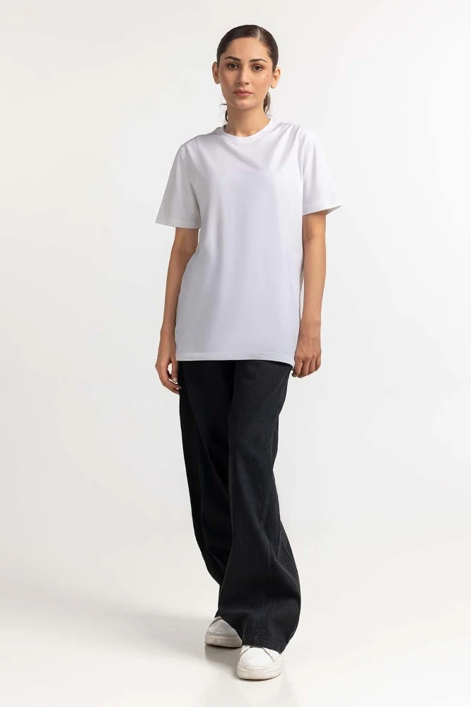 Black Basic Non Denim Jeans