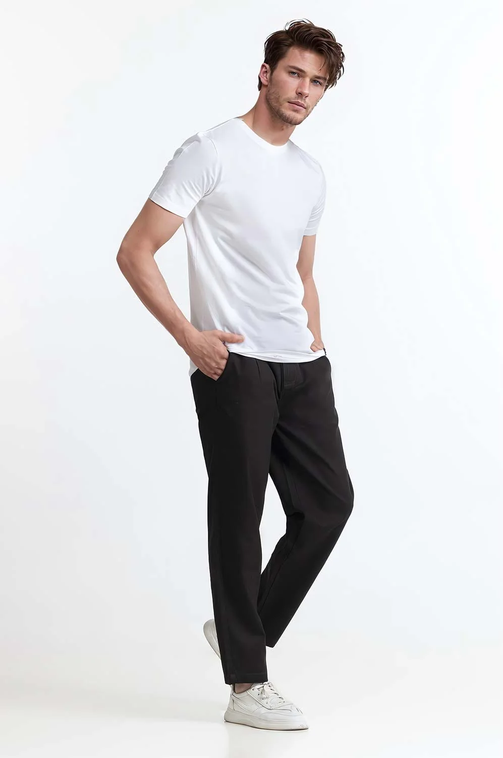 Black Basic Trouser MNTRCSS24011 - Image 6