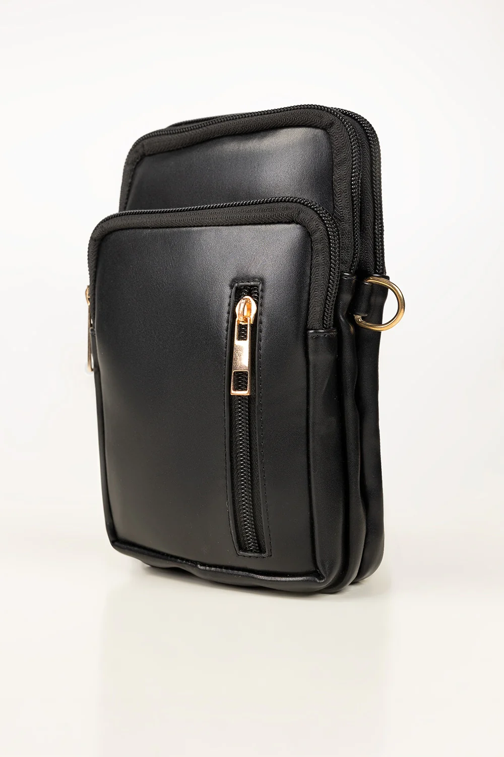 Black Cross Body Wallet - Image 3