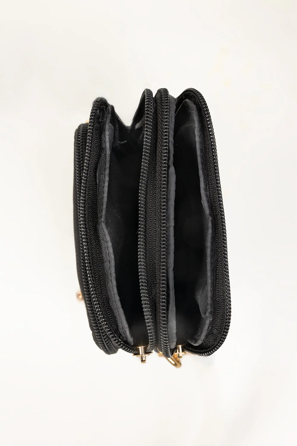 Black Cross Body Wallet - Image 4