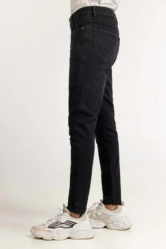 Black Denim Jeans - Image 4