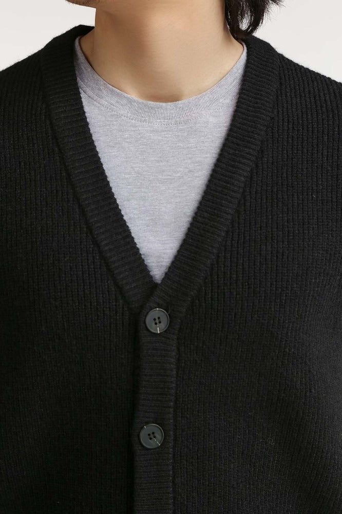 Black Fashion Cardigan - Image 2