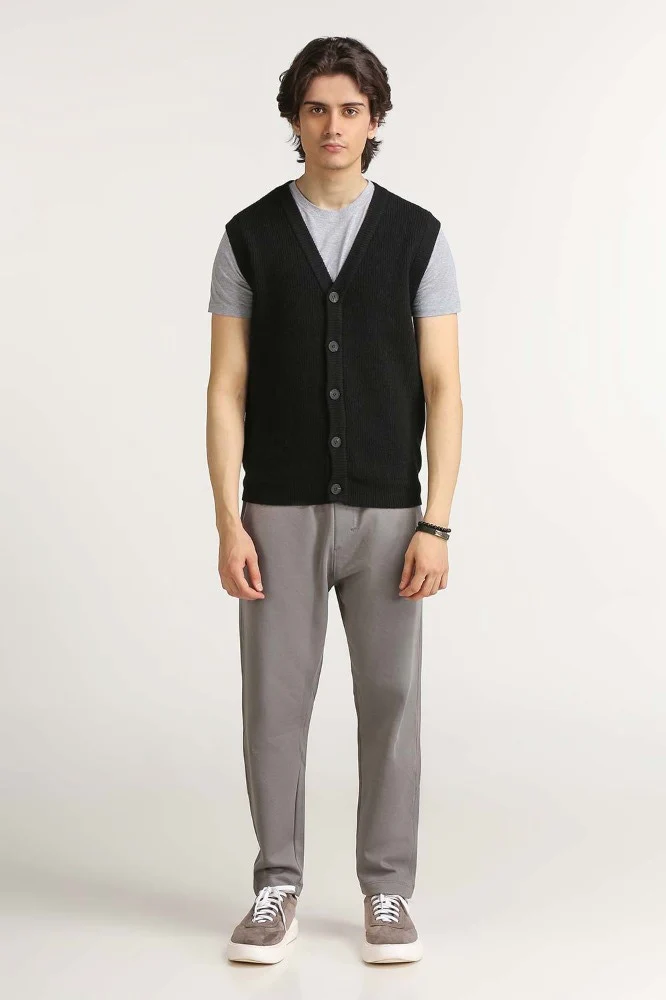 Black Fashion Cardigan - Image 5
