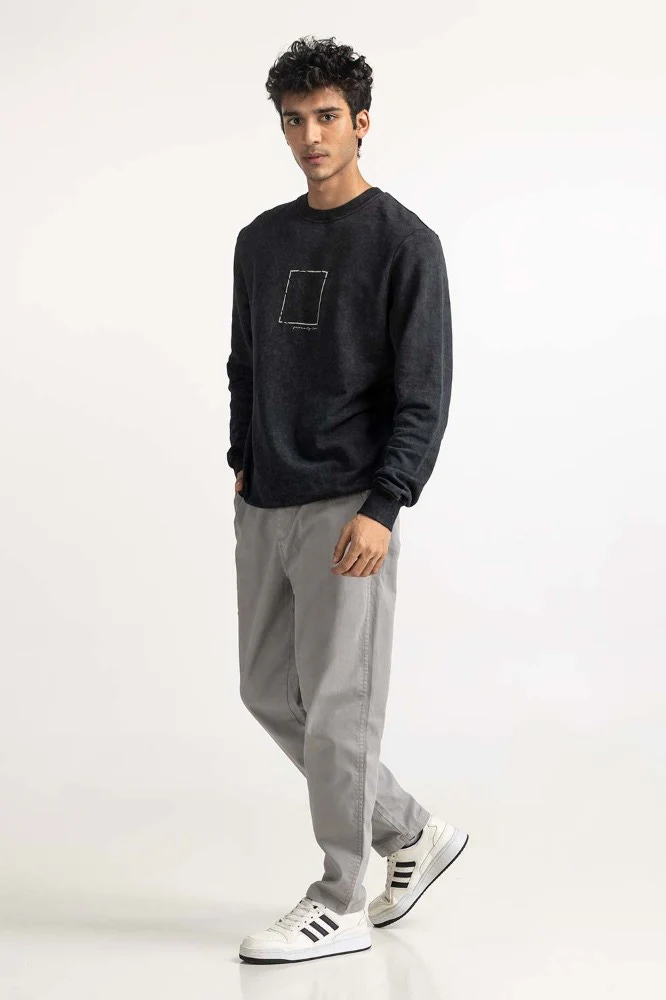 Black Fashion Sweatshirt - Image 3