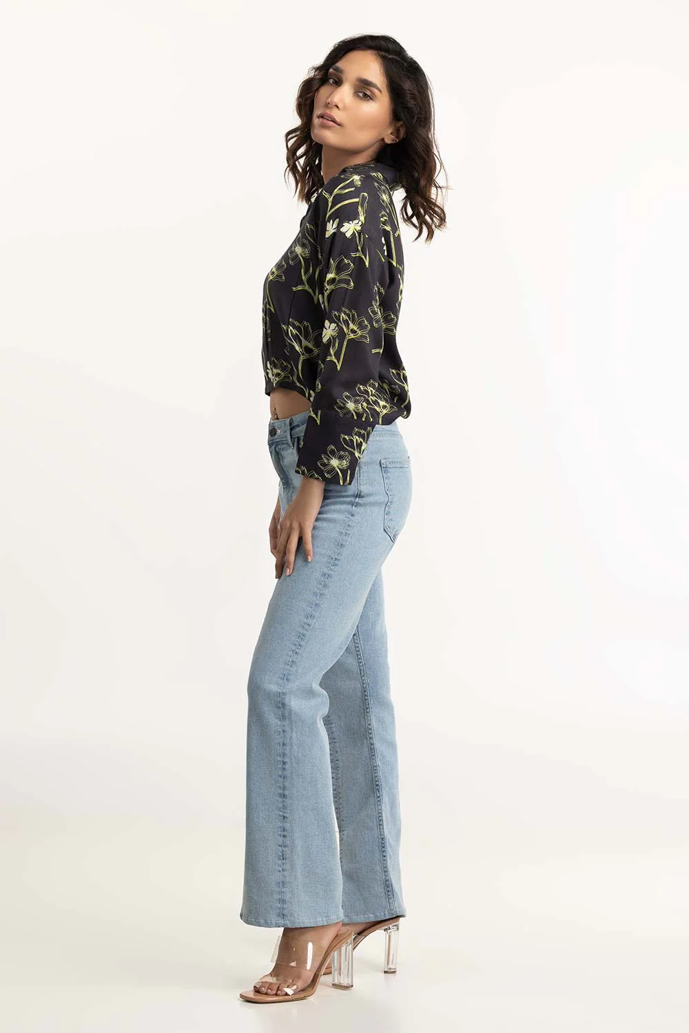 Black Floral Top - Image 5