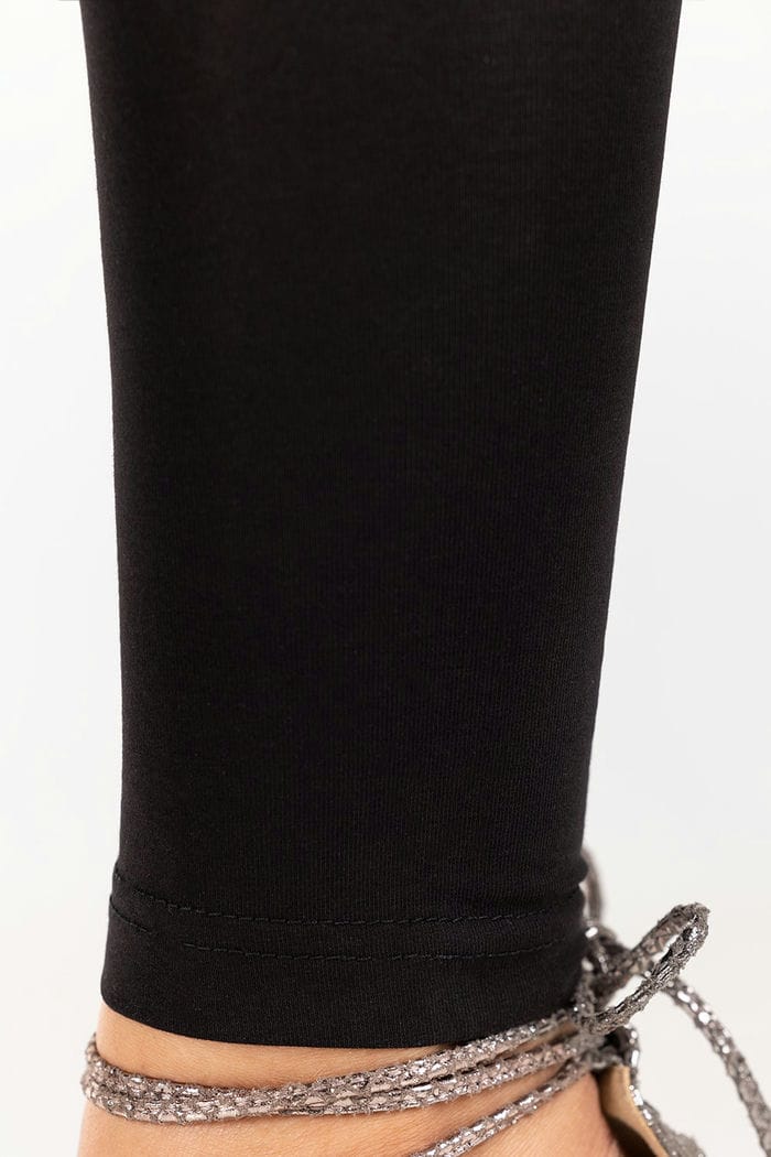 Black Jersey Tights - Image 3