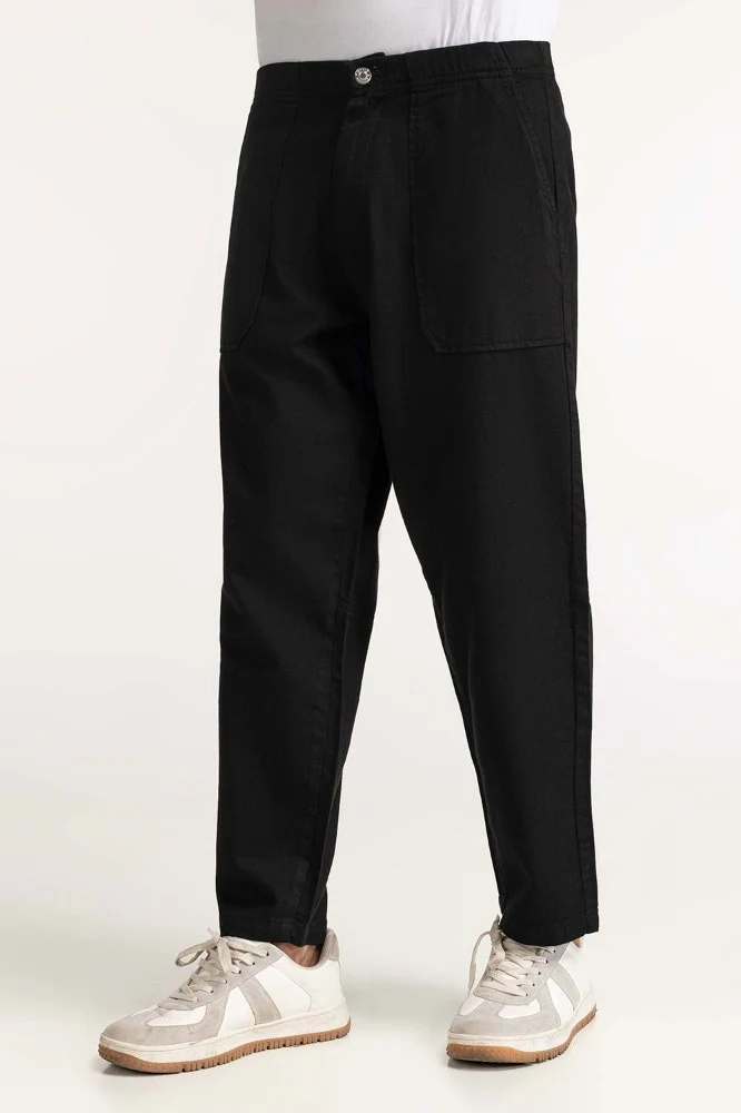 Black Non Denim Trouser - Image 2