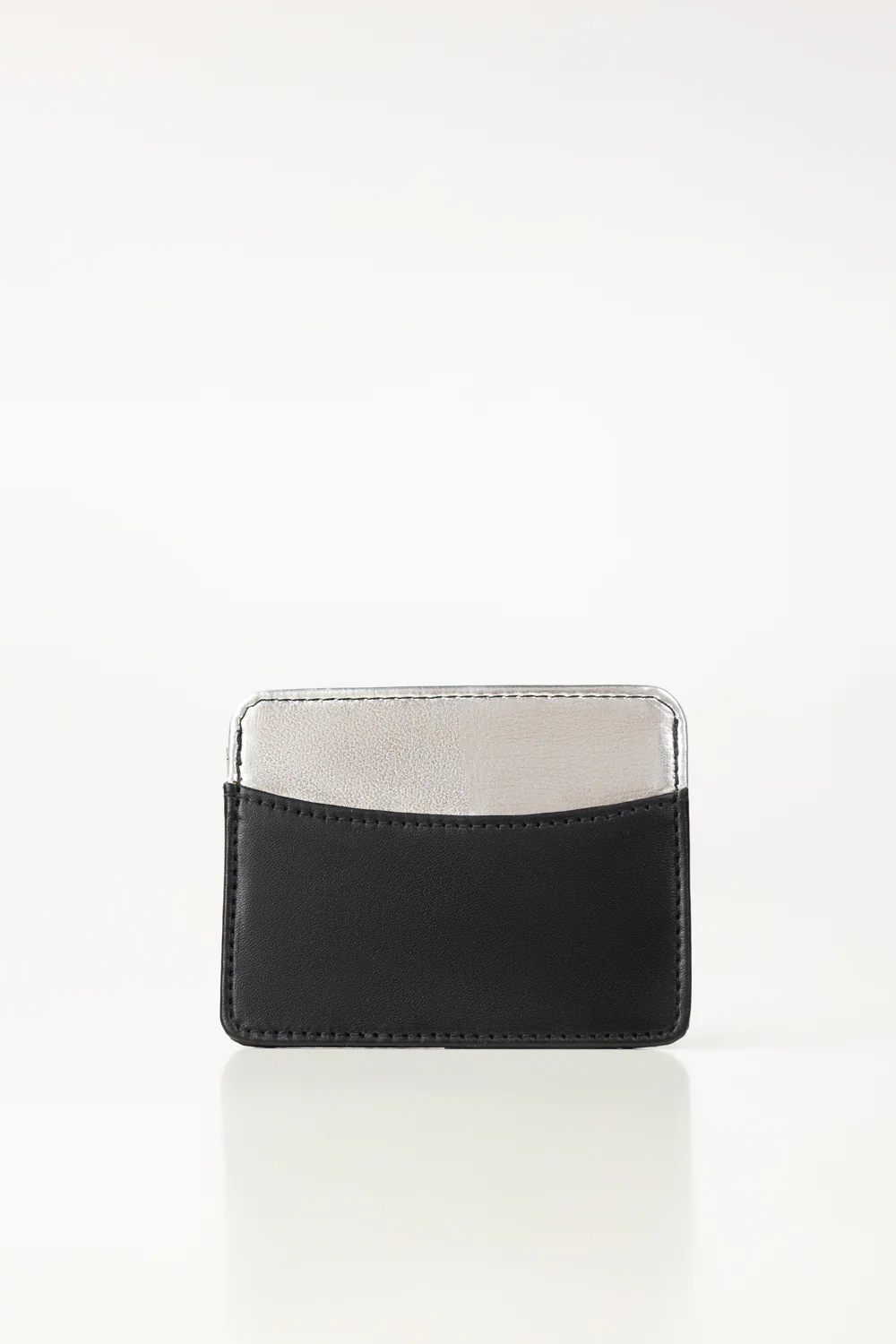 Black Silver Card Holder