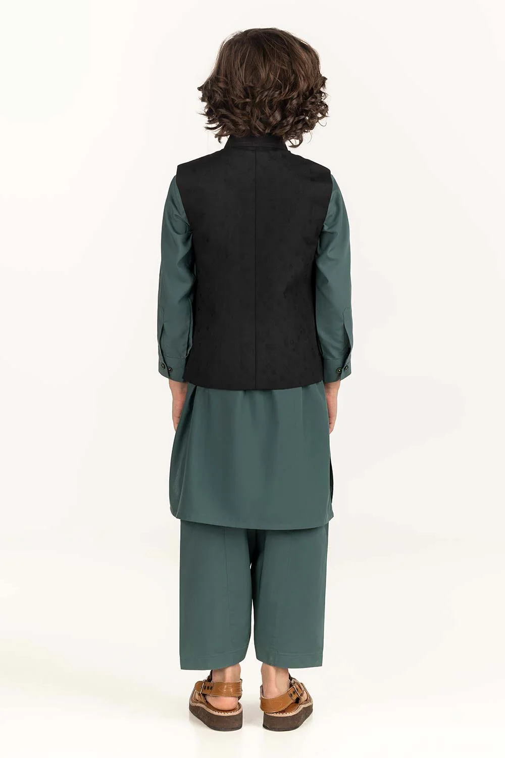 Black Stylized Waist Coat KWC-PD23-007 - Image 3