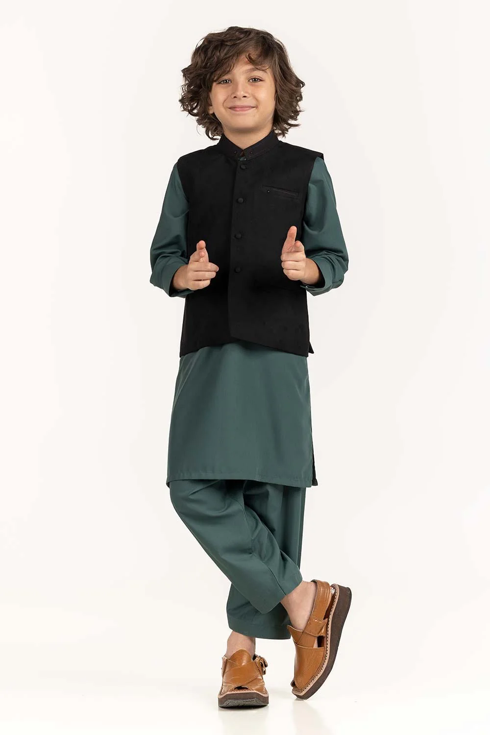 Black Stylized Waist Coat KWC-PD23-007 - Image 5