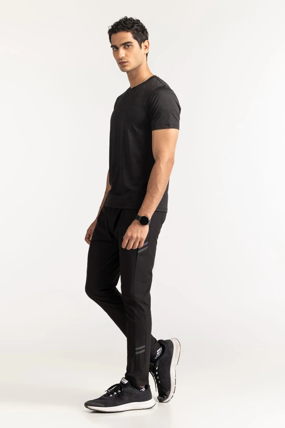 Black Textured Tee - Image 4