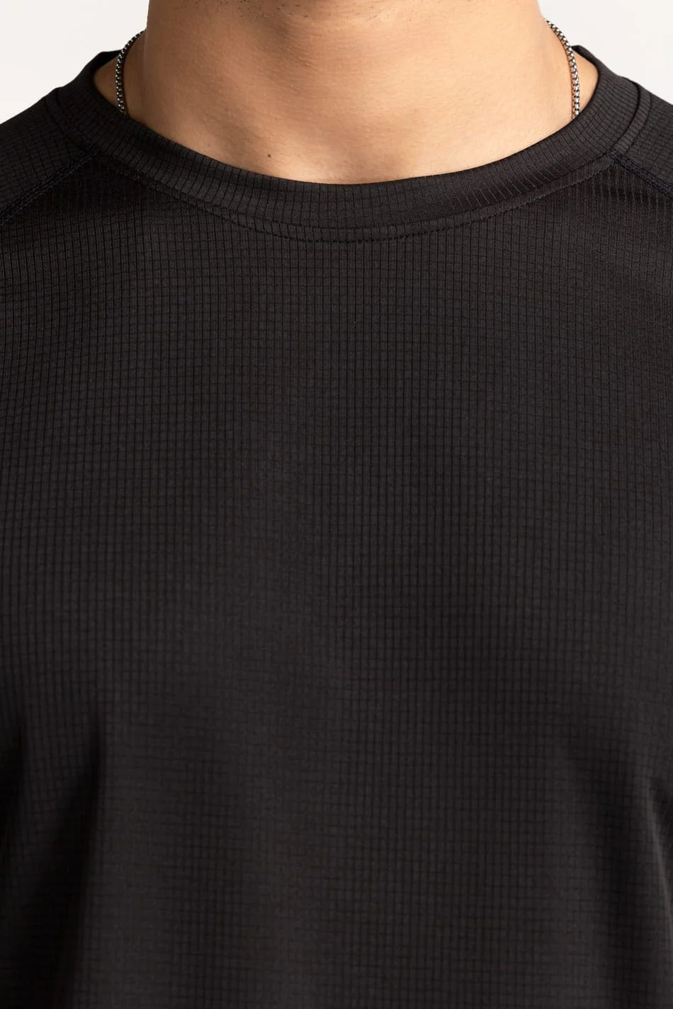 Black Textured Tee - Image 3
